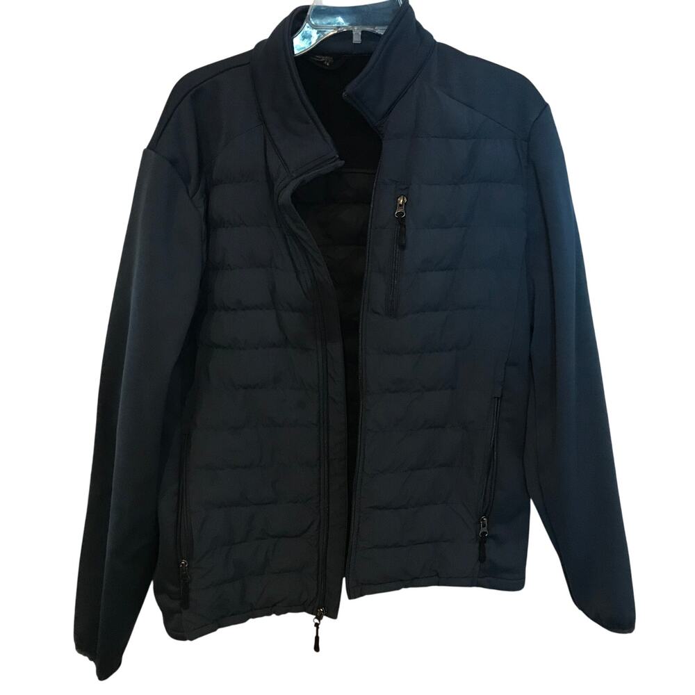 Blue Lightweight Puffer Jacket, Men's M